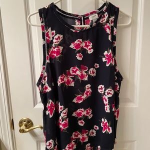 J.Crew Sleeveless Floral Top